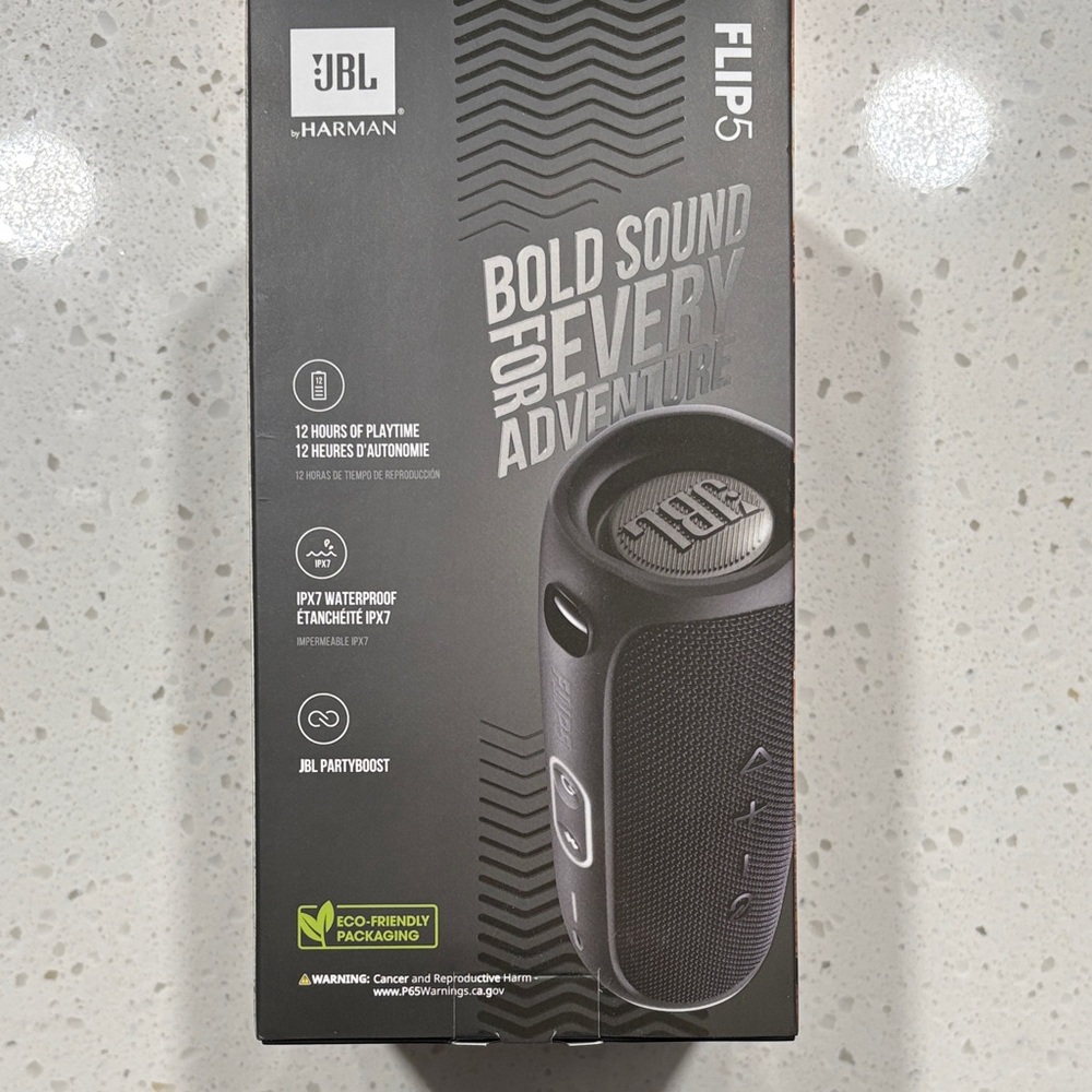 JBL Flip 5 Bluetooth Speaker - Black Matte